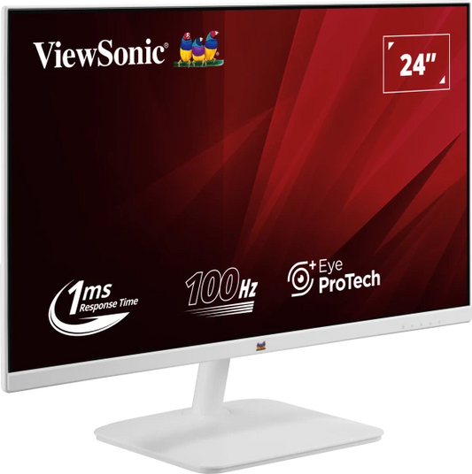 ViewSonic VA2432-MH-W 24" 100Hz 1080p FHD IPS Panel Monitor with Speakers