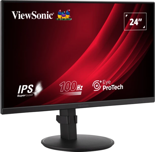 ViewSonic VG2408 24" 100Hz 1080p Full HD IPS Panel 5ms Monitor with Built-in Speakers