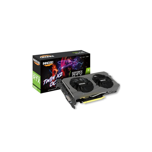 INNO3D GeForce RTX 3050 Twin X2 8GB OC GDDR6 128-Bit Graphics Card