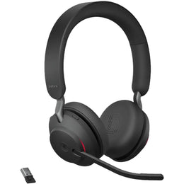 Jabra Evolve2 65 MS Stereo Wireless Headset USBāA with 40mm Speakers-tpstech.in