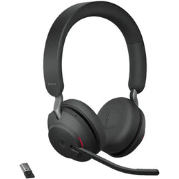 Jabra Evolve2 65 MS Stereo Wireless Headset with USBāA Dongle-tpstech.in