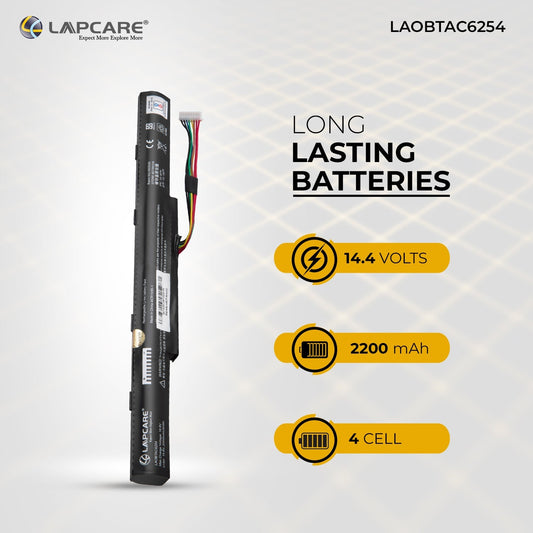 Acer Aspire E5-475 Series Compatible Laptop Battery 2200mAh 14.6V 4 Cell