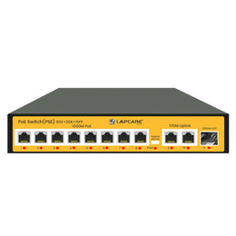 Lapcare LAPLINK 8+2+1 PoE Gigabit Switch 150W PoE 6KV Surge Protection-tpstech.in