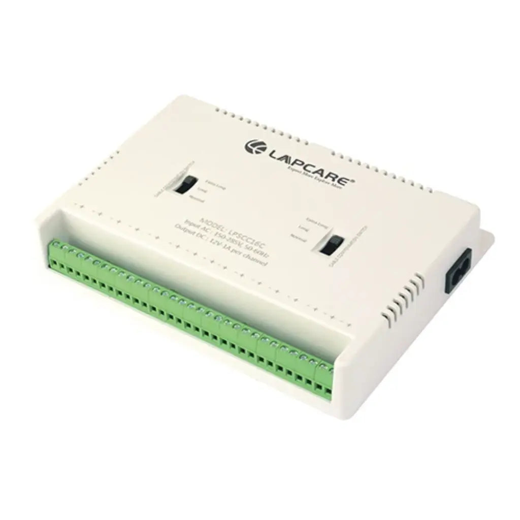 Lapcare LPSCC16C01 16 Channel 12V CCTV SMPS with Overload Rain‑Proof Design-tpstechin