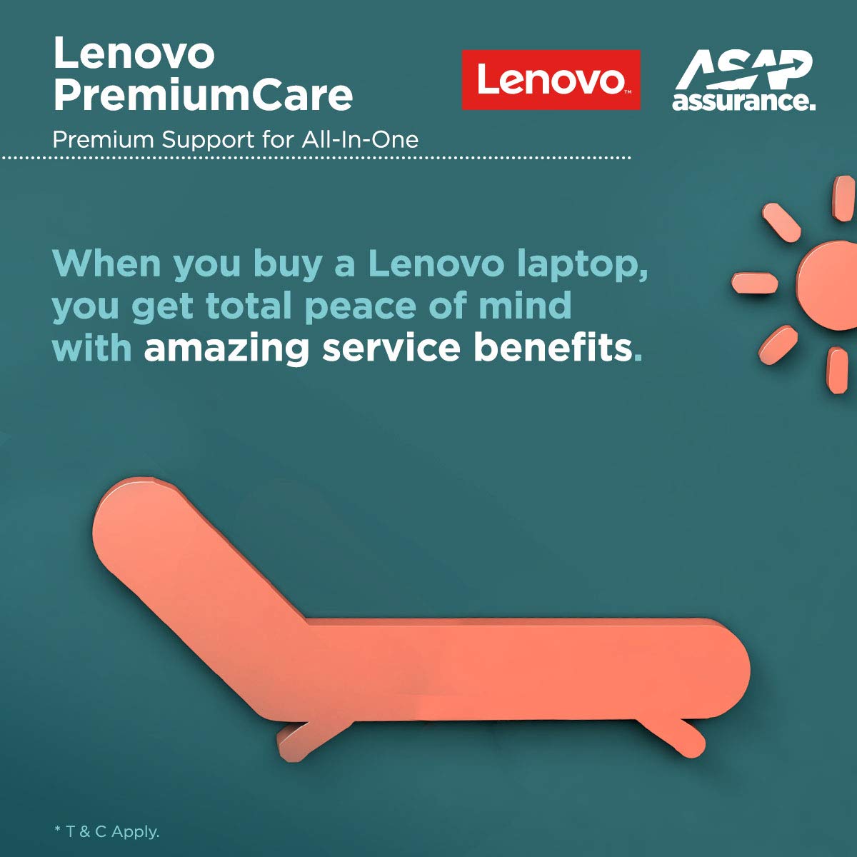 Lenovo 2 Year Premium Care with Onsite Service for AIO Devices (NOT A DESKTOP)