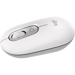 Logitech POP Multi-Device Bluetooth Wireless Mouse with Emoji Button - Off White- 910-007400-tpstech