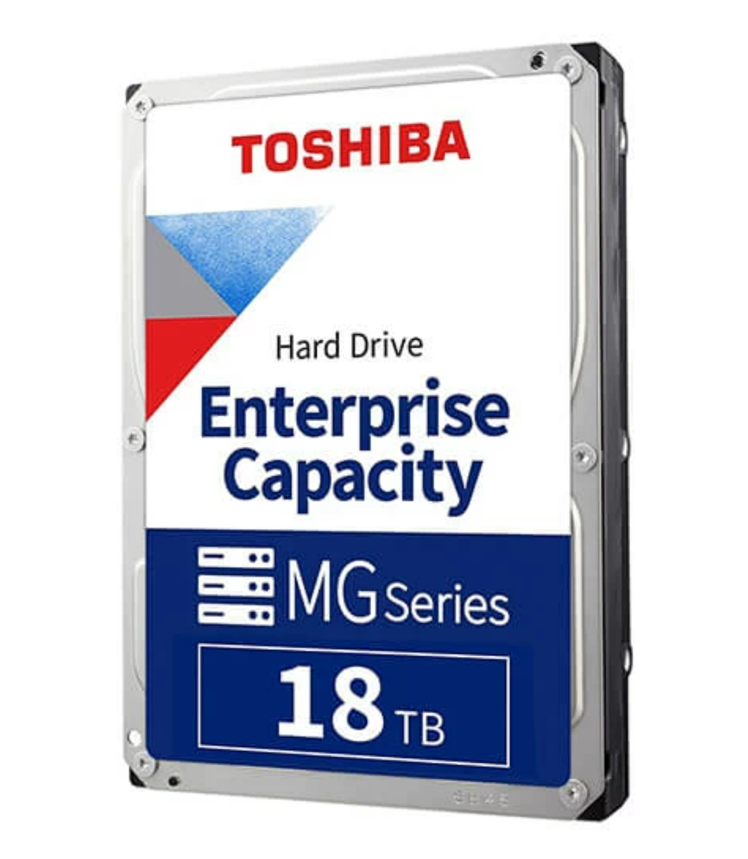 Toshiba 18TB MG09ACA18TE 512e Enterprise Helium-sealed 3.5 Inch SATA 3.3 Hard Disk