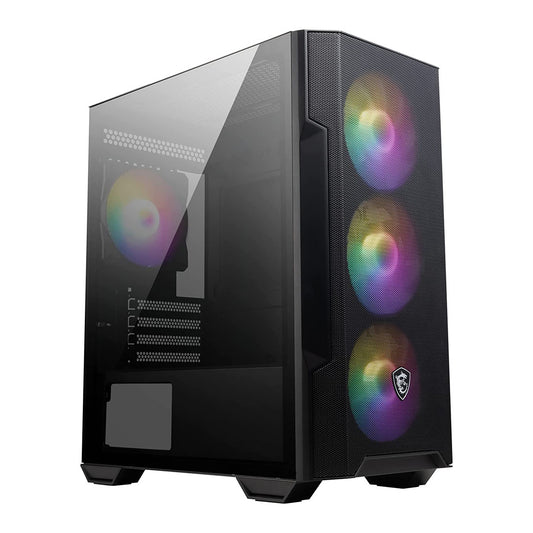 MSI MAG FORGE M100R Mini-ATX ARGB Micro-ATX Tower Gaming Cabinet