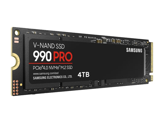 Samsung 990 PRO 4TB M.2 NVMe PCIe 4.0 V-NAND Internal Gaming SSD