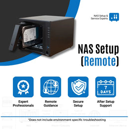 NAS Installation & Business‑Ready Configuration (Remote)