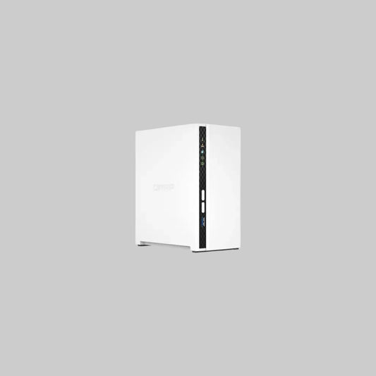QNAP TS-233 Quad Core 2 Bay Desktop Network Attached Storage Enclosure - White-tpstech.in