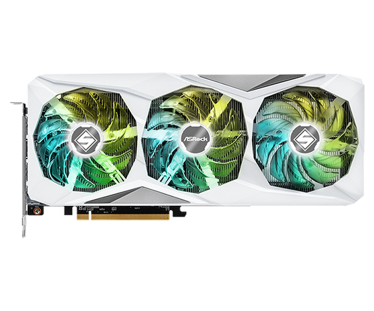 ASRock AMD Radeon RX 7600 XT Steel Legend 16GB OC GDDR6 128-Bit Super Alloy Graphics Card