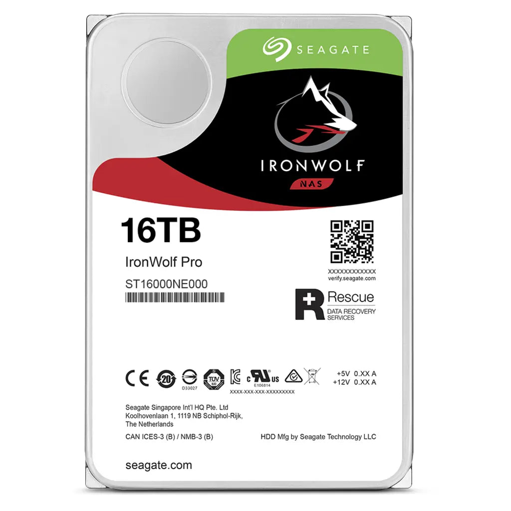 Seagate IronWolf Pro 16TB 7200RPM 3.5