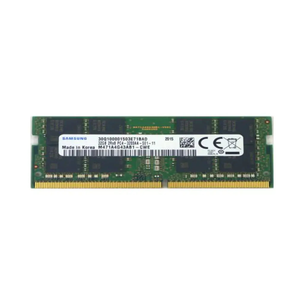 Samsung 32GB DDR4 RAM 3200MHz CL22 2Rx8 260‑Pin SODIMM Laptop