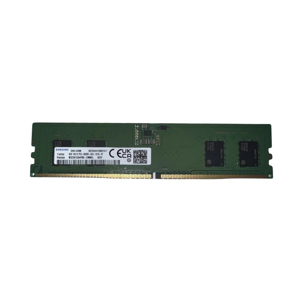 Samsung 8GB DDR5 RAM 5600MHz CL46 288 Pin UDIMM Desktop Memory-tpstech.in
