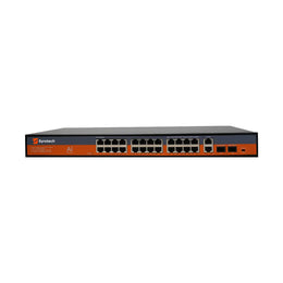 Syrotech SY-2400P-2T-2S-400W Unmanaged 24-Port Gigabit PoE Switch-tpstech.in