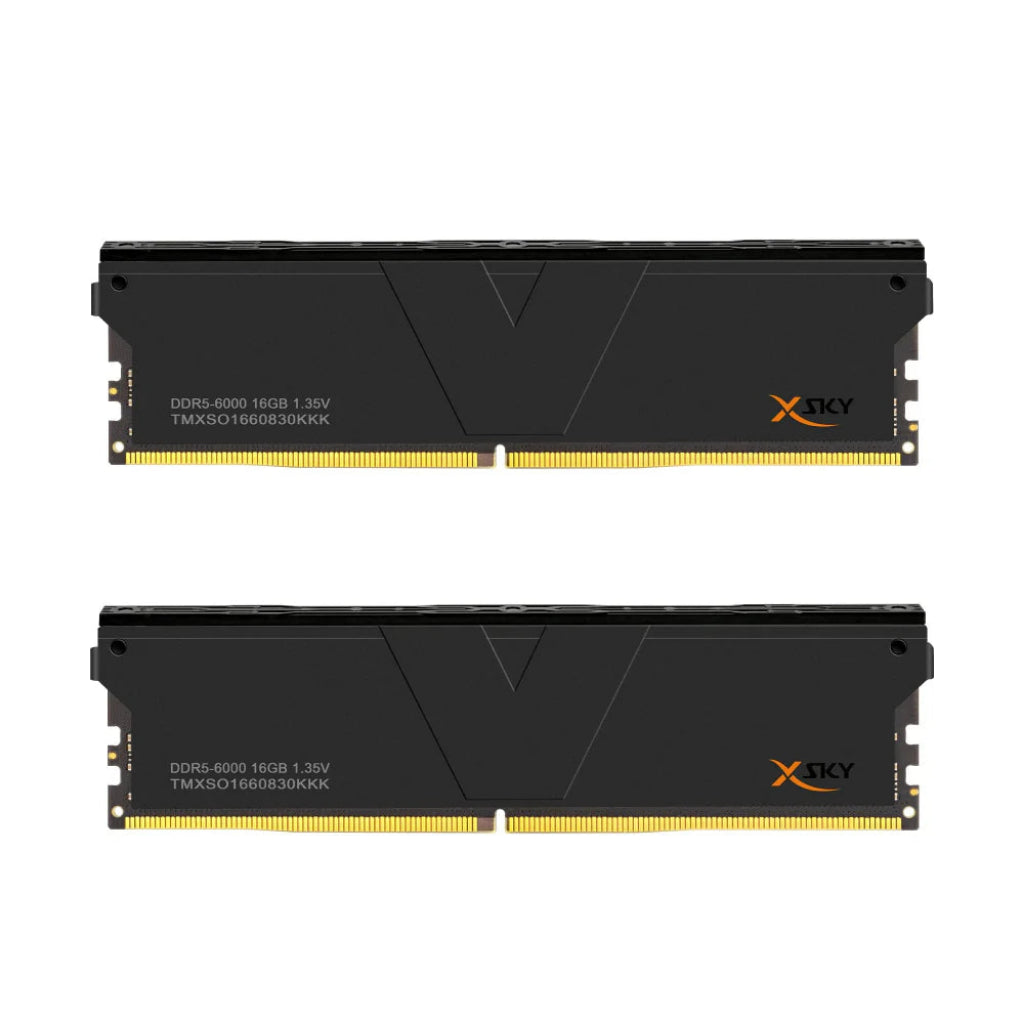 V-COLOR Manta XSky 32GB (16GB x 2) DDR5 RAM 6000MHz CL30 Intel XMP Desktop Memory