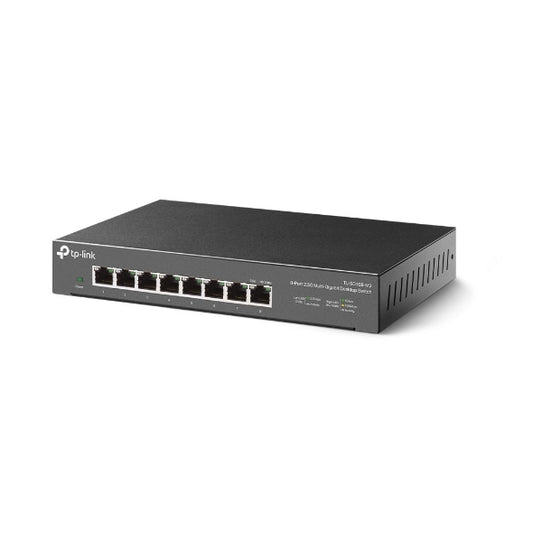 TP-Link TL-SG108-M2 8 Port 2.5G Multi-Gigabit Unmanaged Network Switch - Fanless Metal Design
