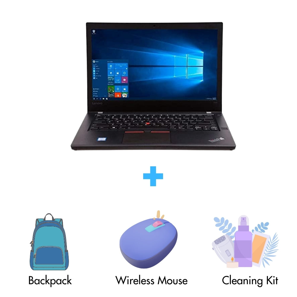 Refurbished A+) Lenovo ThinkPad T470 i5 8GB 256GB Laptop