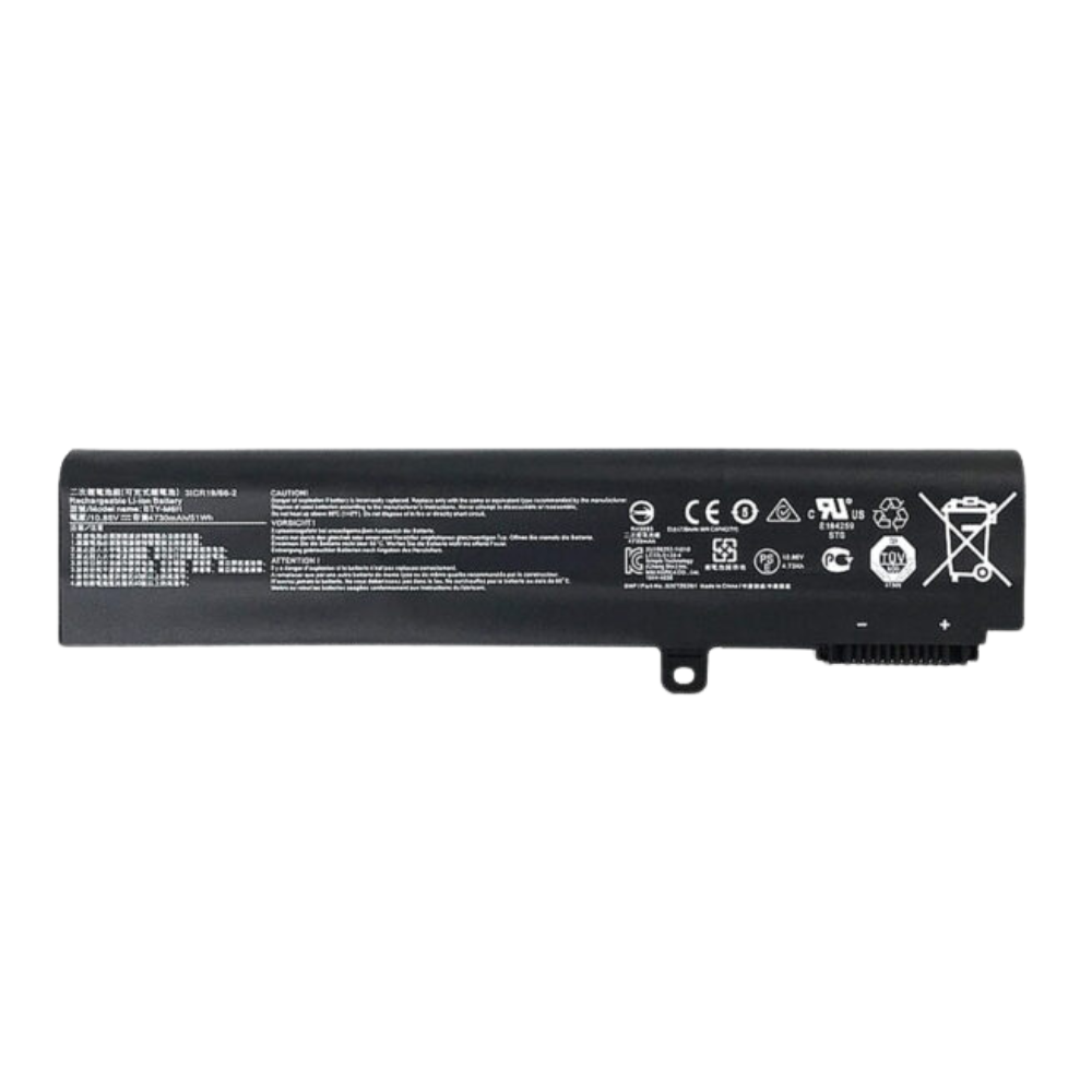 MSI BTY-M6H Original OEM 48Wh 4400mAh 11.1V 6 Cell Laptop Battery