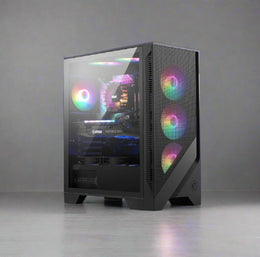 GOSHAWK Verge V2 AI Powered Gaming & Productivity Desktop PC | 14th Gen Intel i5 | RTX 5050 8GB GPU | 16GB DDR5 | 1TB NVMe SSD