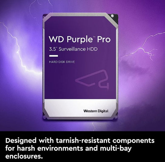 Western Digital Purple Pro 8TB 3.5" SATA 7200RPM Surveillance Hard Disk Drive