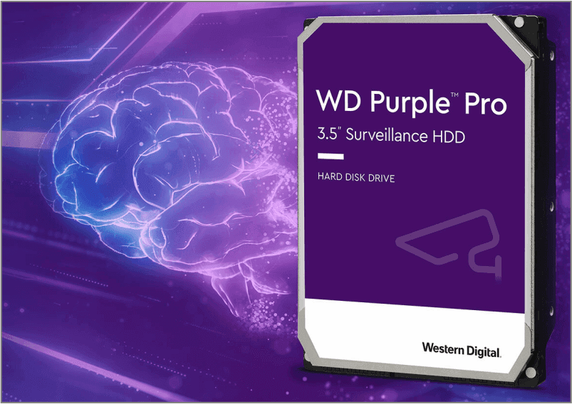 Western Digital Purple Pro 8TB 3.5" SATA 7200RPM Surveillance Hard Disk Drive