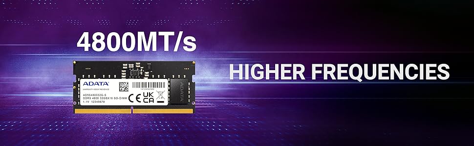 ADATA Premier 32GB DDR5 RAM 4800MHz CL40 U-DIMM Desktop Memory Module