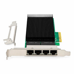 Aditron AI-LI 253 T4 Intel I226 Quad Port 2.5G Ethernet Server NIC Quad Port Front View -tpstech.in