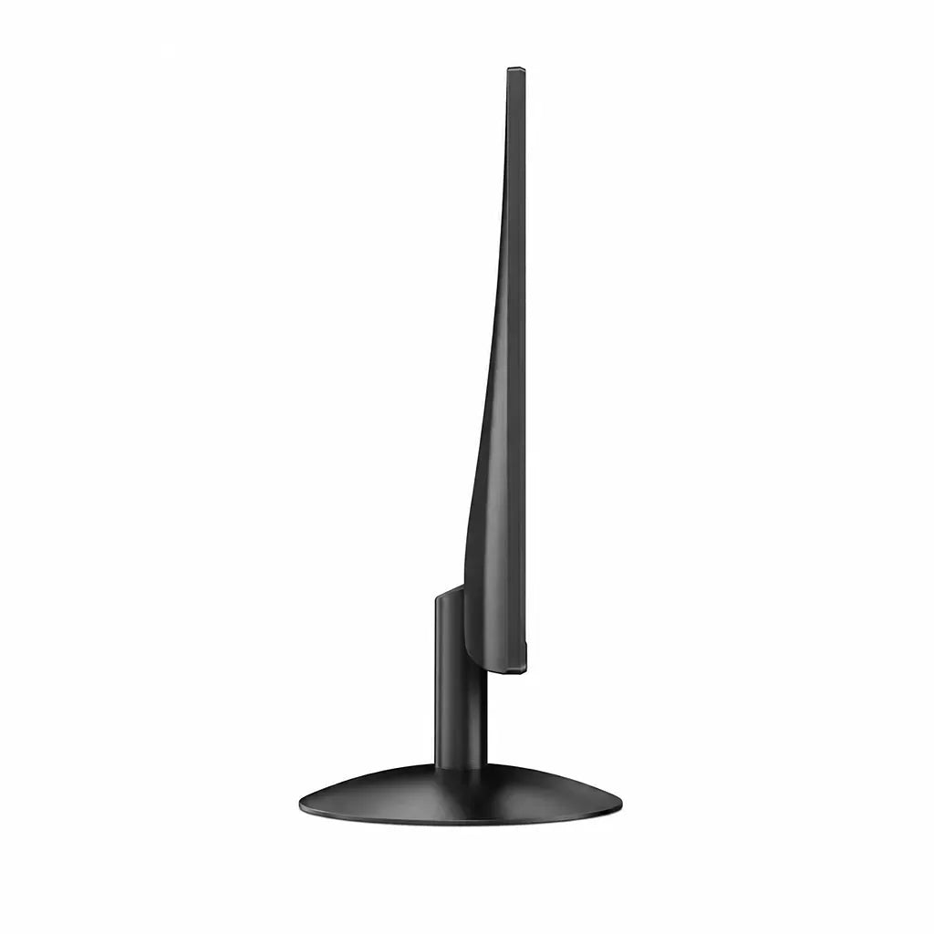 Side profile of AOC 22B30HM2 monitor showing its slim cabinet and minimalist stand design -tpstech.in