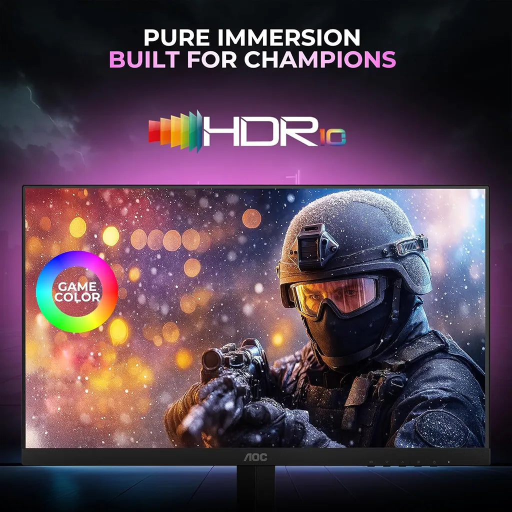 AOC Q27G11E 27 inch QHD Gaming Monitor HDR10 and Game Color Immersion -tpstech.in