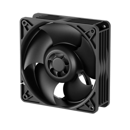 ARCTIC S12038-4K 120mm PWM server fan with dual ball bearing and high airflow design front angle view -tpstech.in
