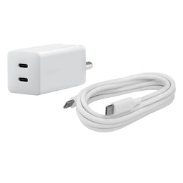 ASUS Original 65W USB-C GaN Dual Port Charger with Type-C Charging Cable -tpstech.in
