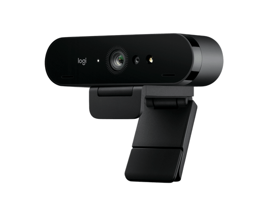 Logitech Master Series MX Brio 4K Ultra HD Pro Business Webcam with Built-in Mic