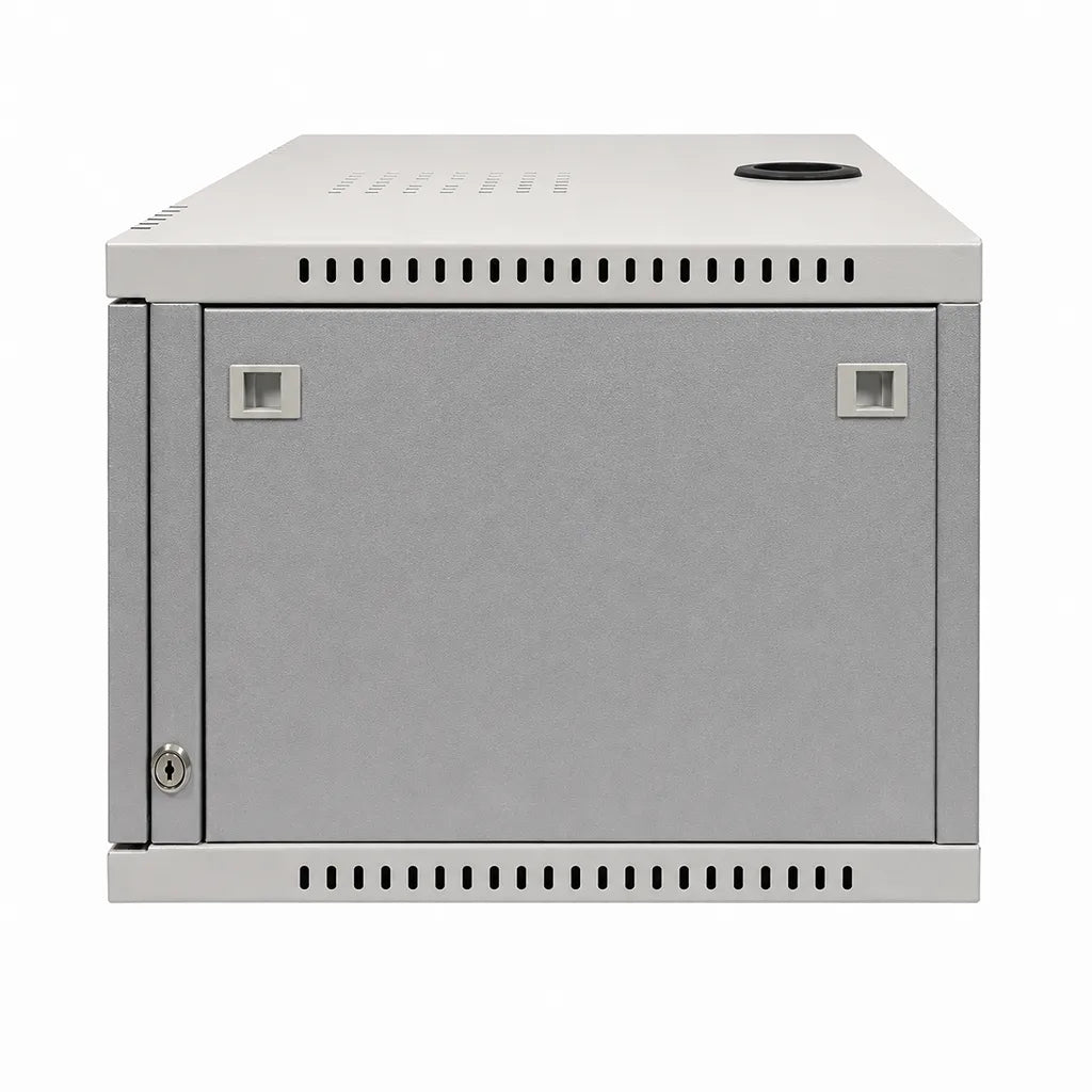 CP PLUS CP-HA-RK4535VM-4U 4U wall mount CCTV network rack right side view designed for professional surveillance installations -tpstech.in