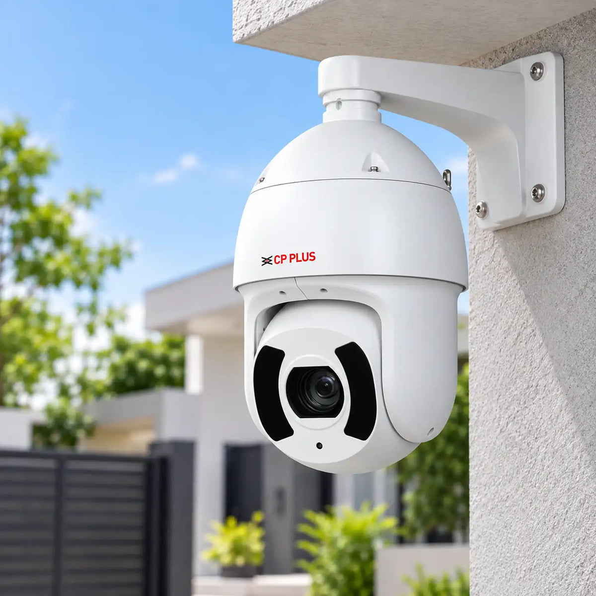 CP PLUS CP-UNP-F4551L30-DPQ 5MP Network PTZ Camera Side Profile Angle -tpstech.in