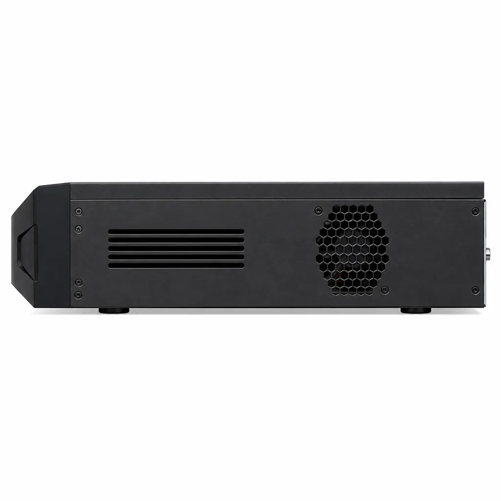CP PLUS CP-UNR-4K5324-FI 32 Channel 4K AI Network Video Recorder side view showing cooling vents and metal housing -tpstech.in