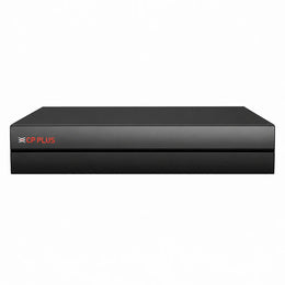 CP PLUS CP-UVR-0801E1V-I 8 Channel AI Hybrid DVR front view showing sleek compact design -tpstech.in