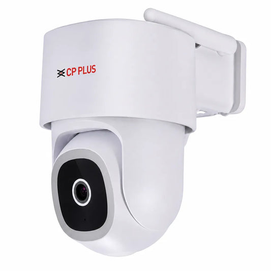 CP PLUS CP-Z45Q 4MP Outdoor WiFi PT Security Camera left angle product view -tpstech.in