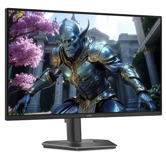 Dell SE2726HGS 27 Inch FHD 240Hz IPS gaming monitor front angle view with adjustable stand and ultra-thin bezels -tpstech.in