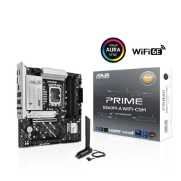 ASUS Prime B860M-A WiFi-CSM LGA1851 DDR5 Wi-Fi mATX Motherboard