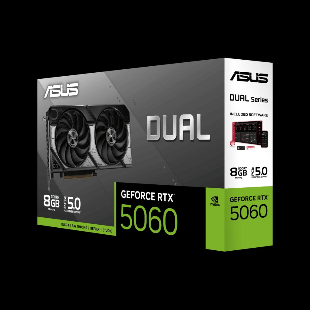 ASUS Dual GeForce RTX 5060 8GB GDDR7 Edition Graphics Card
