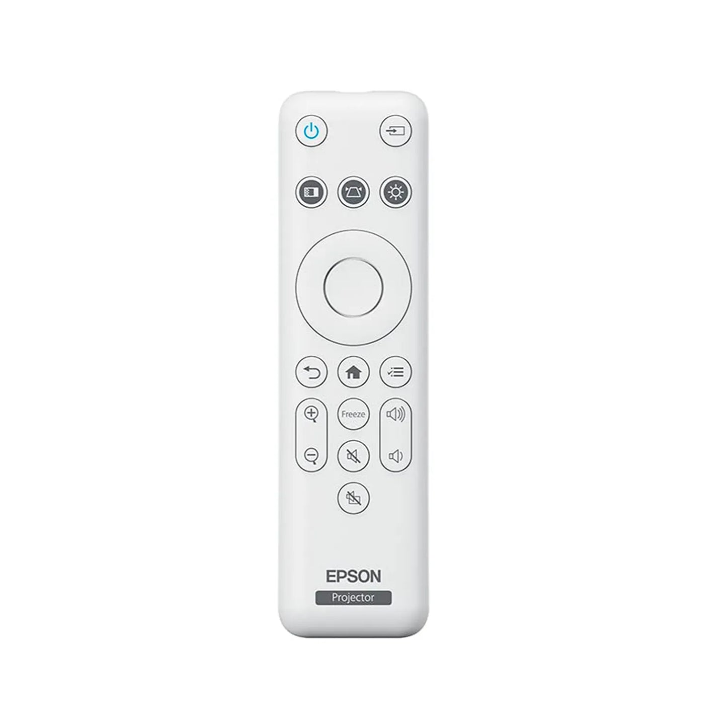 White wireless remote control for Epson CO-FH01 Full HD 1080p Smart Projector -tpstech.in