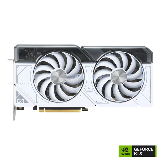 ASUS Dual GeForce RTX 4070 White OC 12GB GDDR6X 192-Bit Graphics Card
