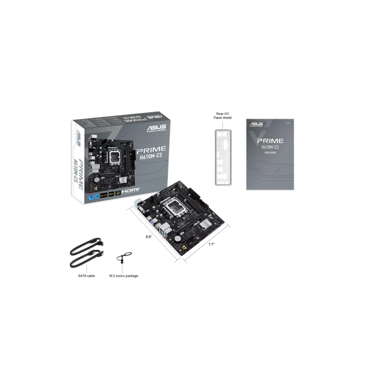 ASUS PRIME H610M-CS D5 LGA 1700 DDR5 PCIe 4.0 M-ATX motherboard