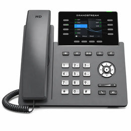 Grandstream GRP2624 professional IP phone front view with color display, HD audio and programmable keys