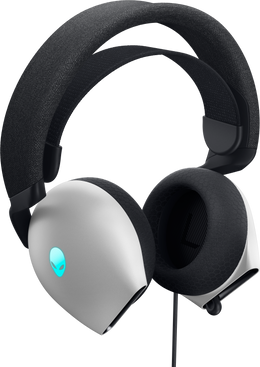 Dell Alienware AW520H RGB Wired Gaming Headset with Unidirectional Microphone - Lunar Light