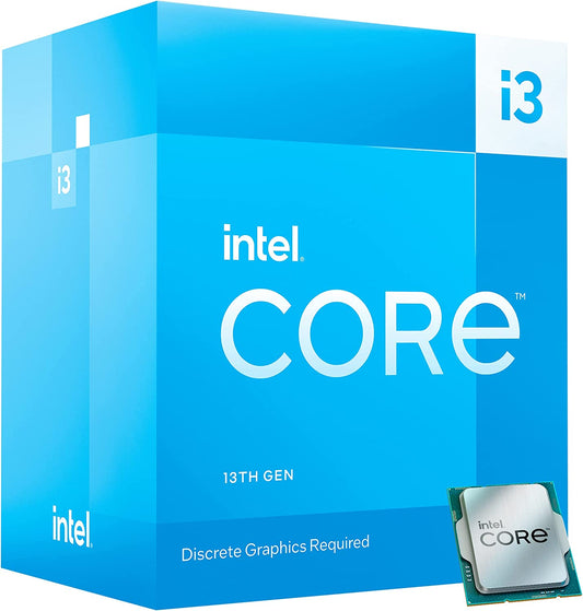 Intel Core 13th Gen i3-13100F LGA1700 Desktop Processor 4 Cores up to 4.5GHz 17MB Cache