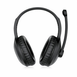 Intex Hero multimedia headphones with adjustable headband and comfortable over-ear earcups rear angle view -tpstech.in