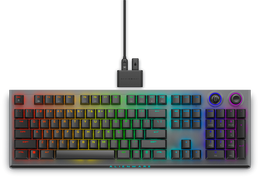 Dell Alienware AW920K Tri-Mode Bluetooth Wireless RGB Backlit Mechanical Gaming Keyboard - Dark Side of the Moon